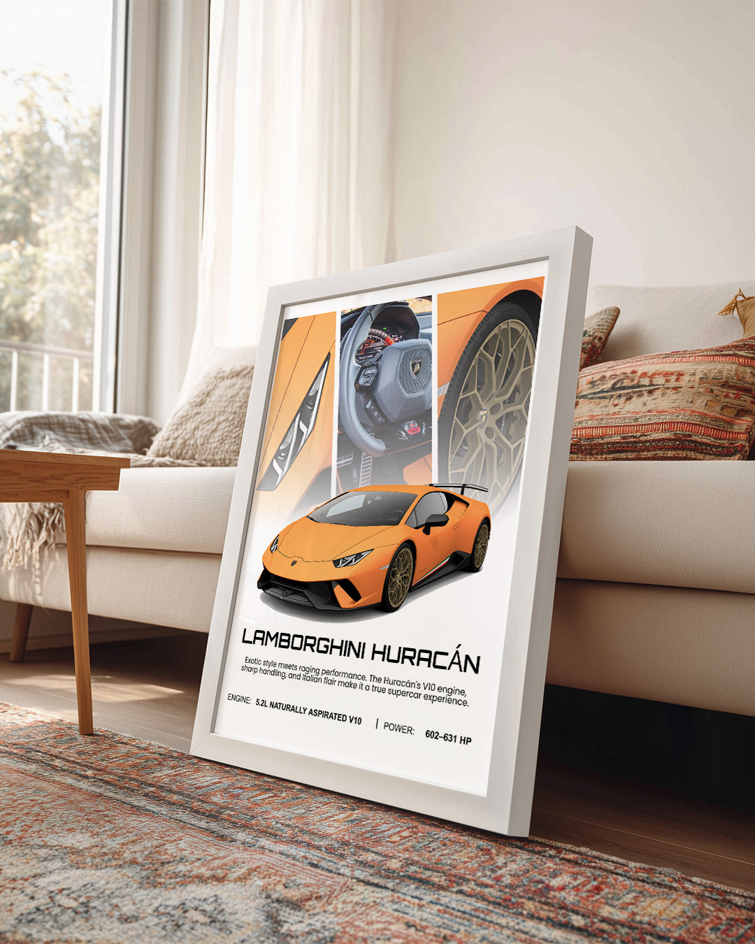 Lamborghini Huracan Poster Tablosu
