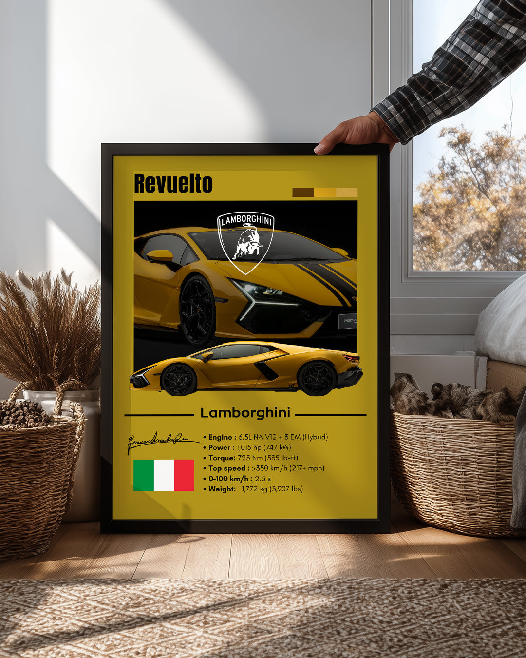 Lamborghini Revuelto Poster Tablosu