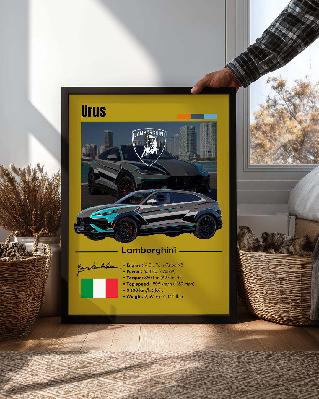 Lamborghini Urus Poster Tablosu