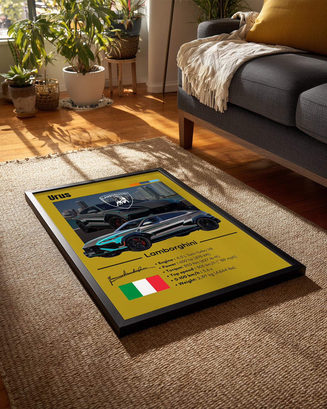 Lamborghini Urus Poster Tablosu