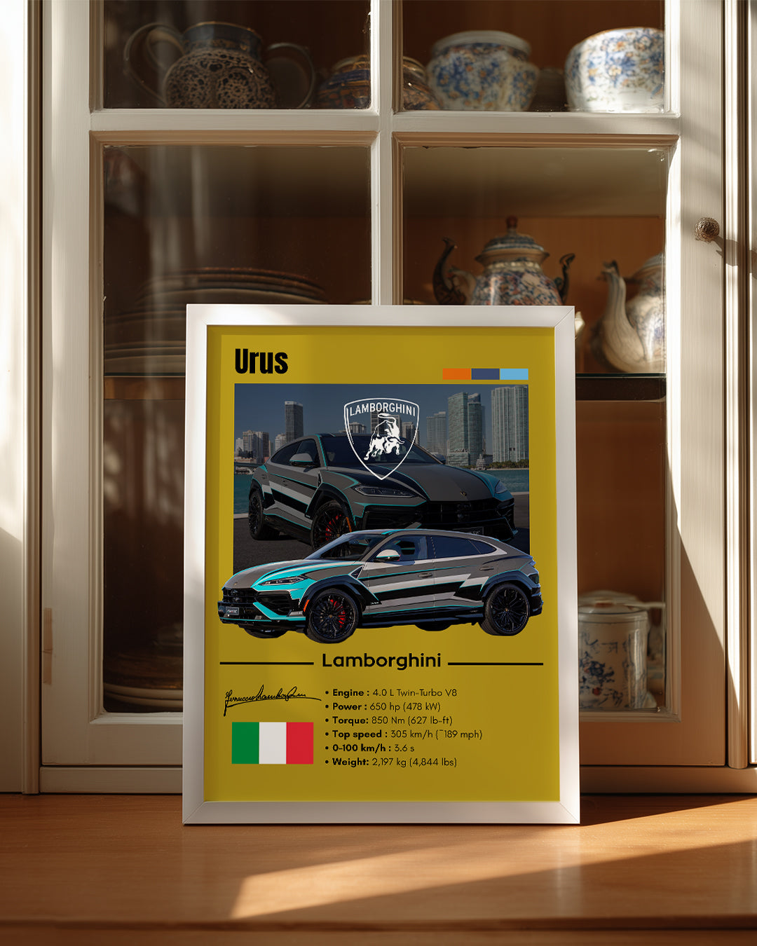Lamborghini Urus Poster Tablosu