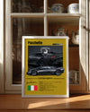 Lambroghini Pacchetto Poster Tablosu