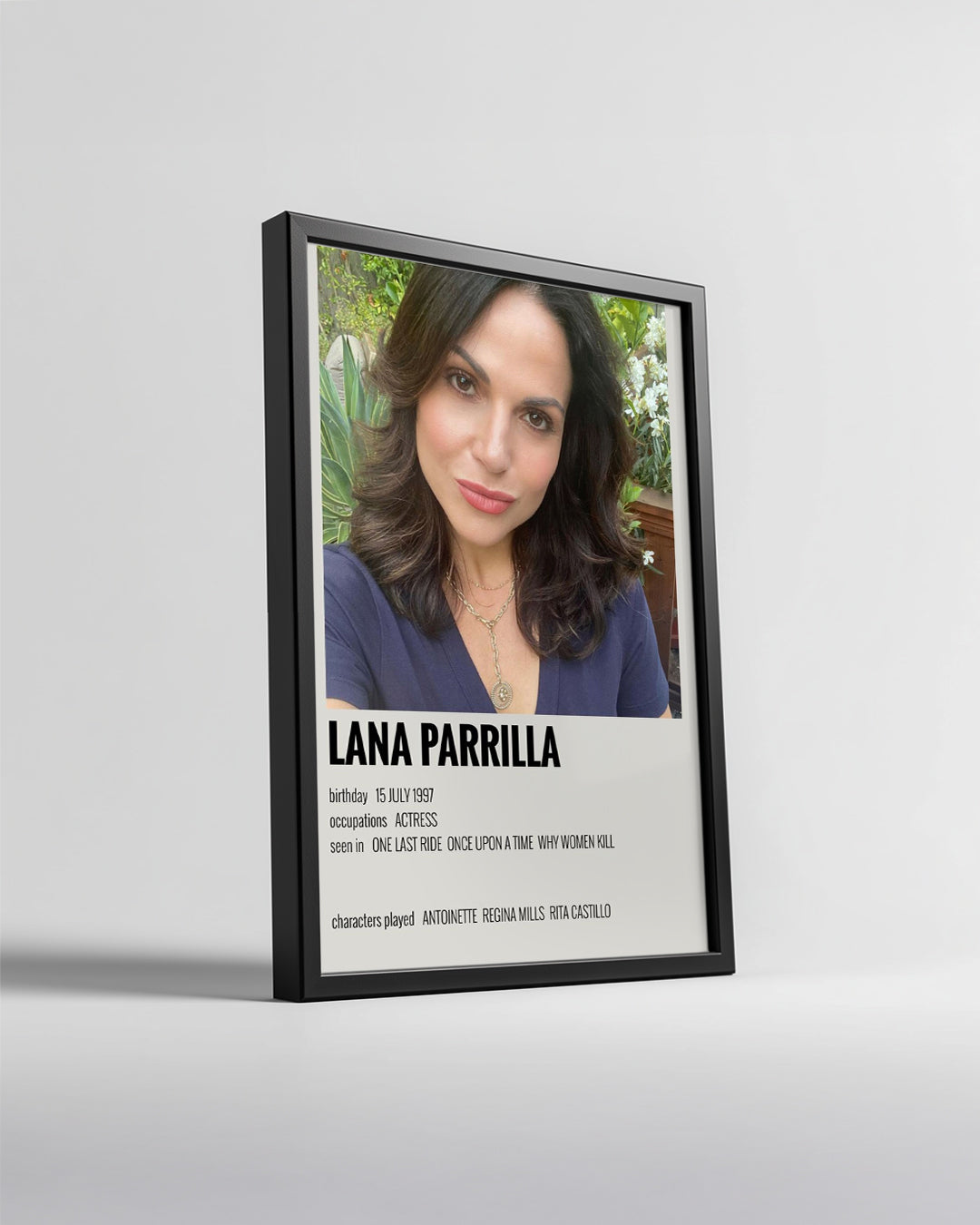 Lana Parrilla Poster Tablosu