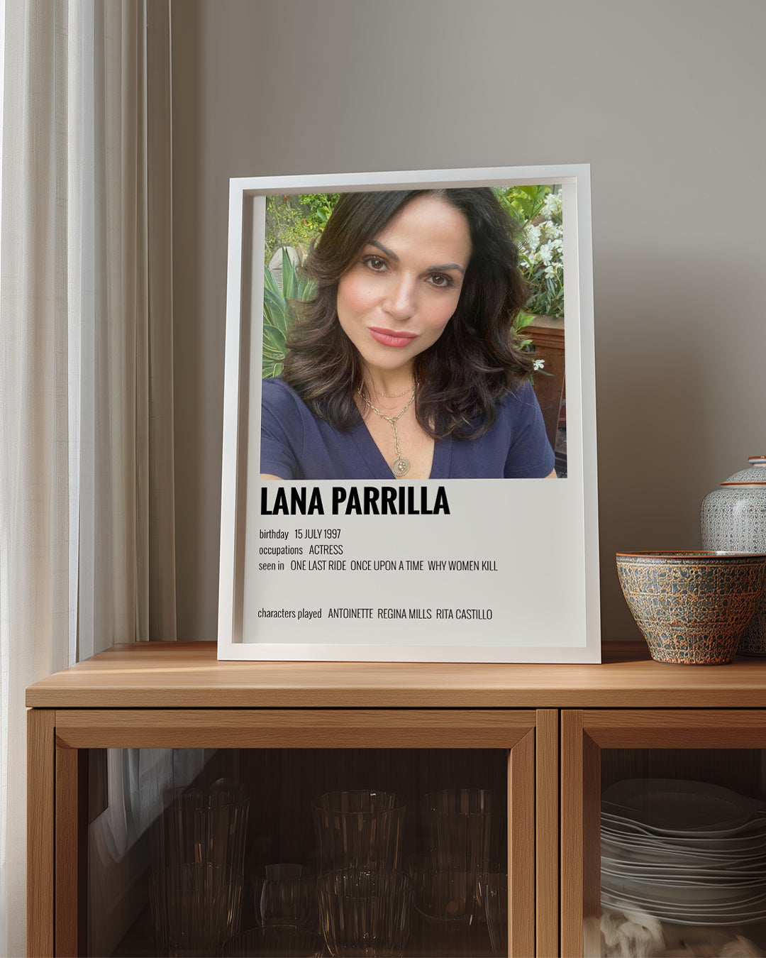 Lana Parrilla Poster Tablosu