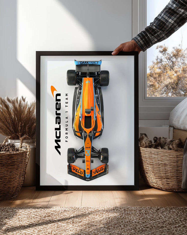 Lando Norris 4 McLaren Poster Tablosu