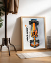Lando Norris 4 McLaren Poster Tablosu