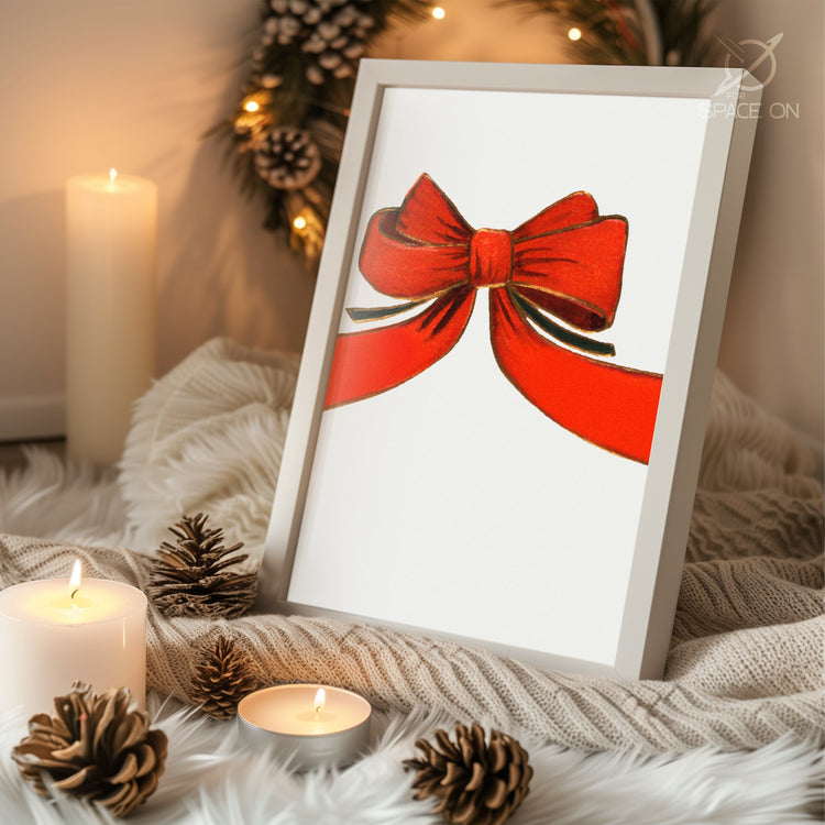 Lapland Reindeer Scene Poster Tablosu