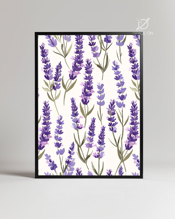 Lavender Field Poster Tablosu