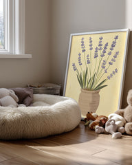 Lavender Pot Poster Tablosu
