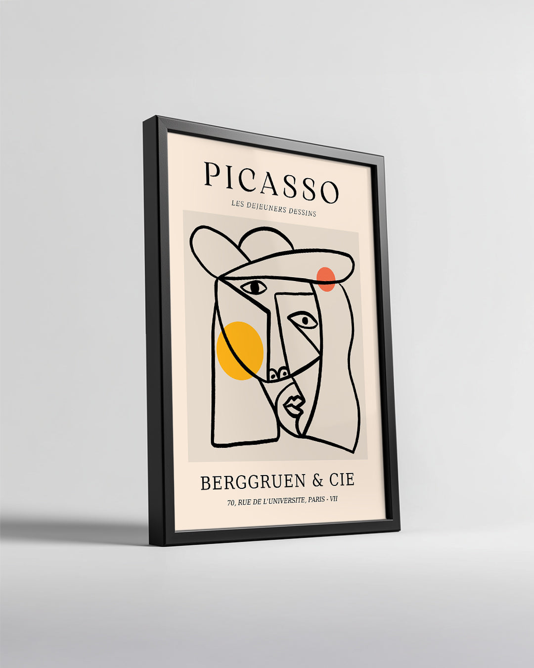 Les Déjeuners Dessins - Pablo Picasso Poster Tablosu