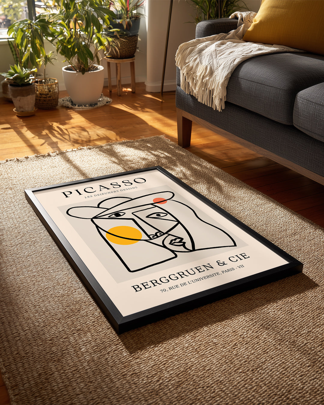 Les Déjeuners Dessins - Pablo Picasso Poster Tablosu