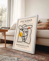 Les Déjeuners Dessins - Pablo Picasso Poster Tablosu