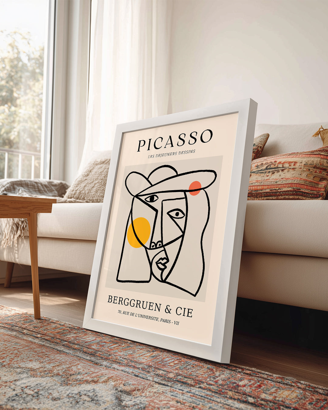 Les Déjeuners Dessins - Pablo Picasso Poster Tablosu