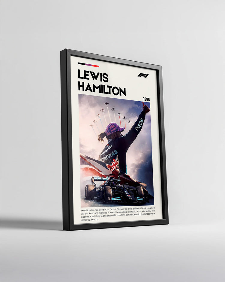Lewis Hamilton Poster Tablosu