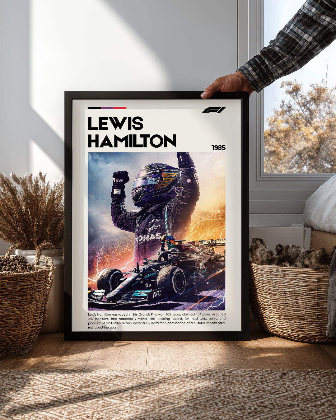 Lewis Hamilton 1985 Poster Tablosu
