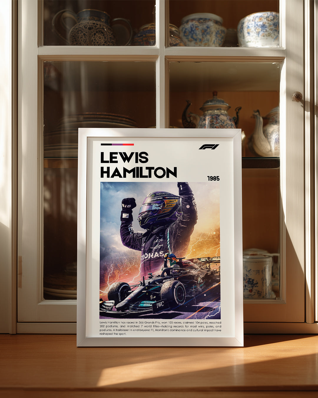 Lewis Hamilton 1985 Poster Tablosu