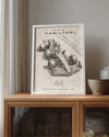 Lewis Hamilton 44 Eskiz Poster Tablosu