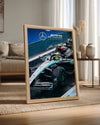 Lewis Hamilton 44 Mercedes Petronas Poster Tablosu