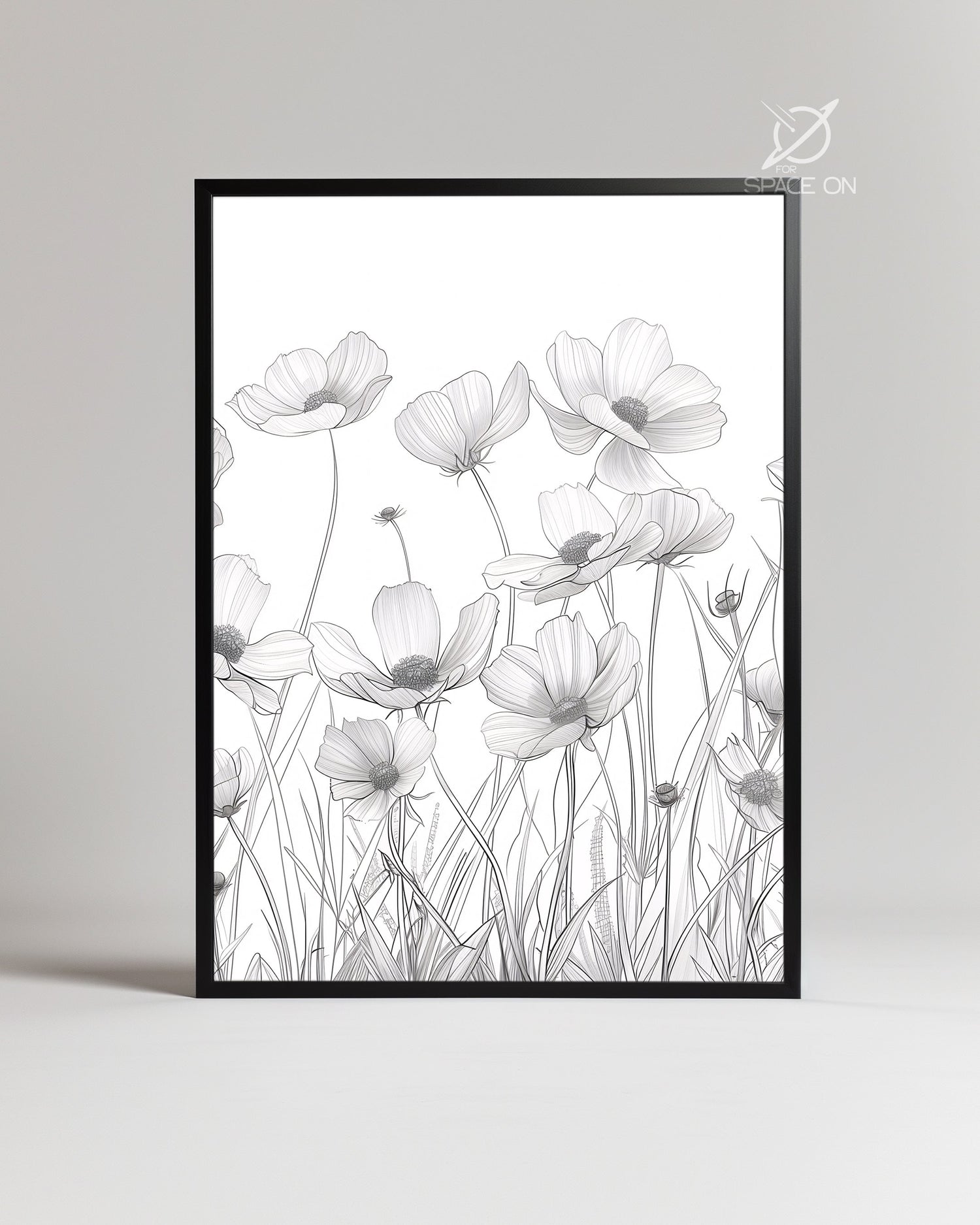Ligne Fleurie Poster Tablosu