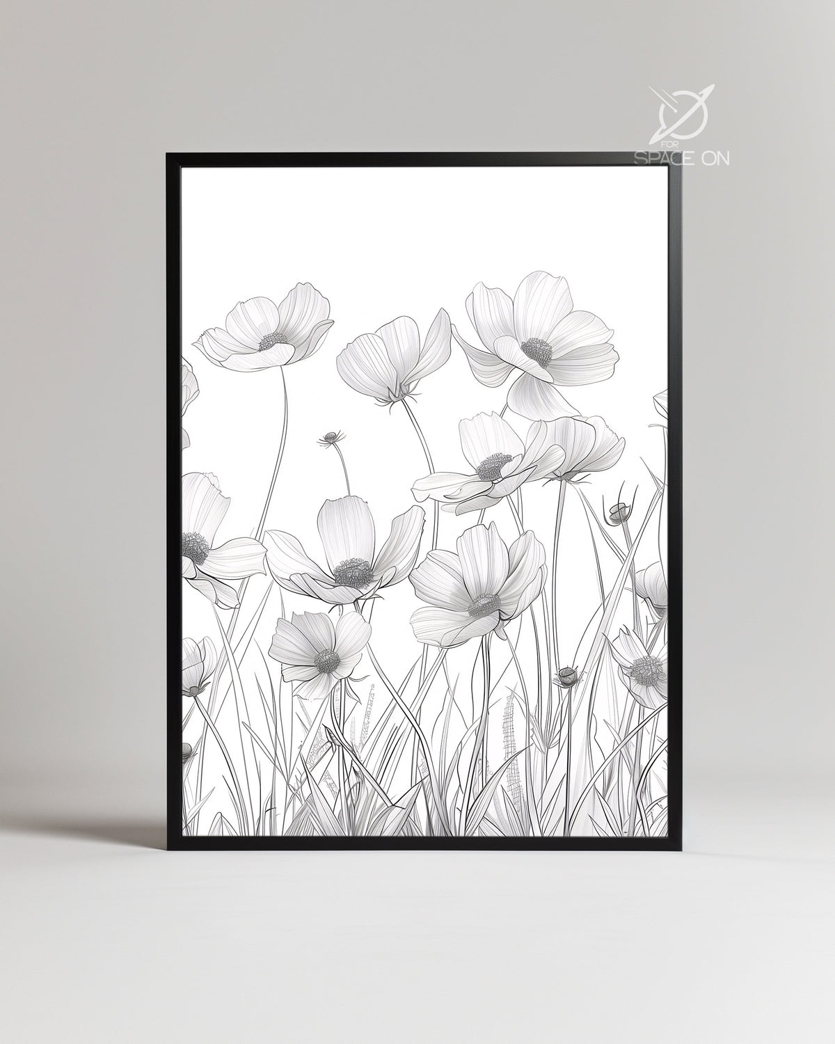 Ligne Fleurie Poster Tablosu