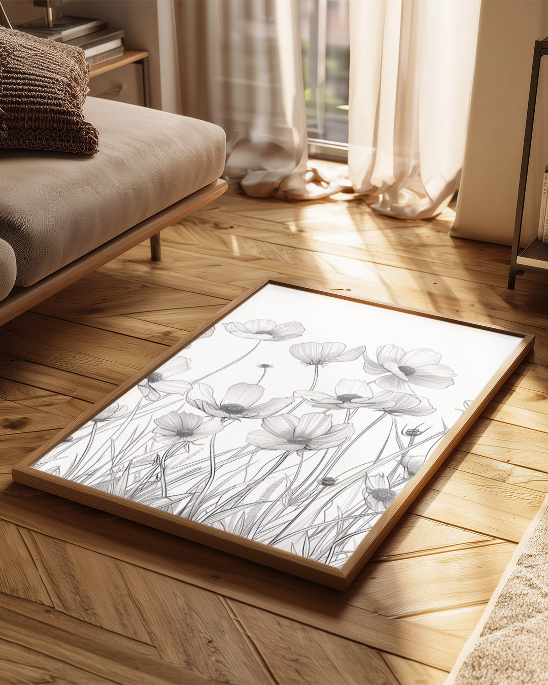 Ligne Fleurie Poster Tablosu