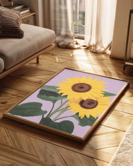 Lilas Champ Poster Tablosu