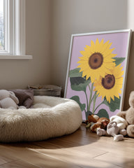 Lilas Champ Poster Tablosu