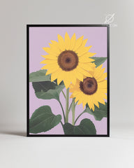 Lilas Champ Poster Tablosu