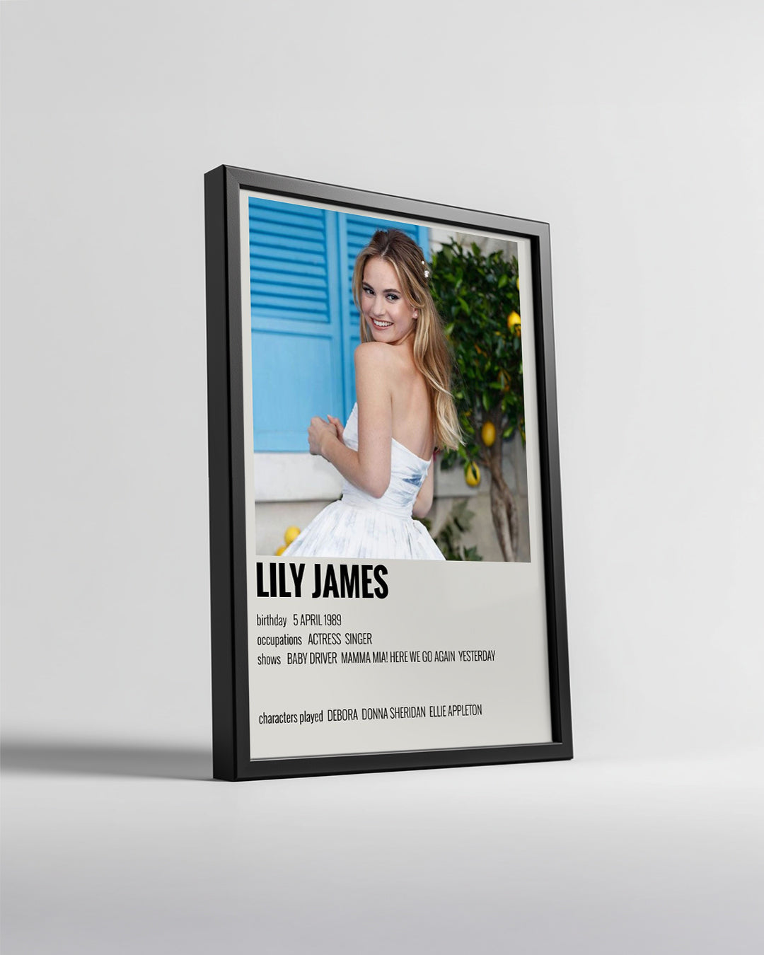 Lily James Poster Tablosu