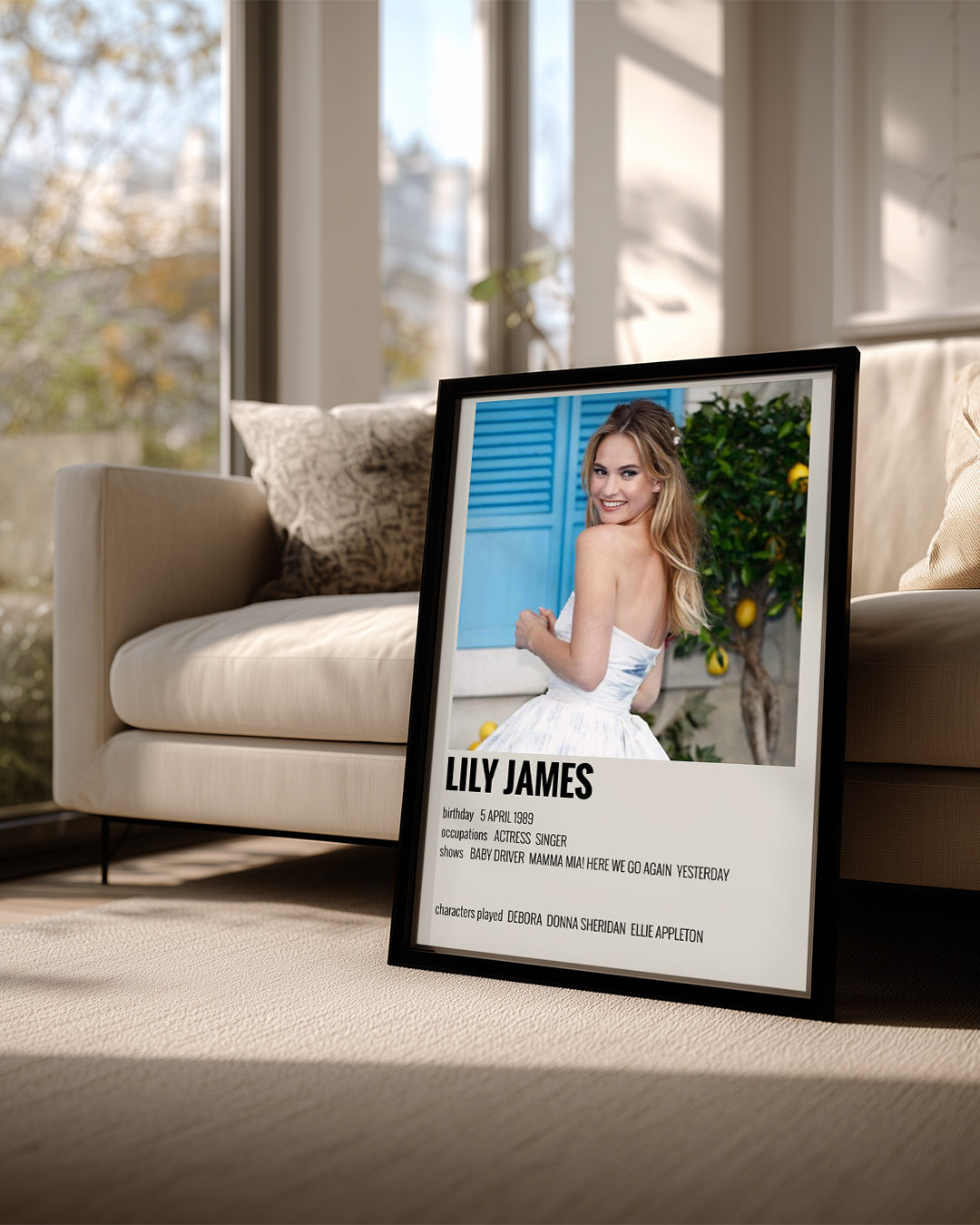 Lily James Poster Tablosu