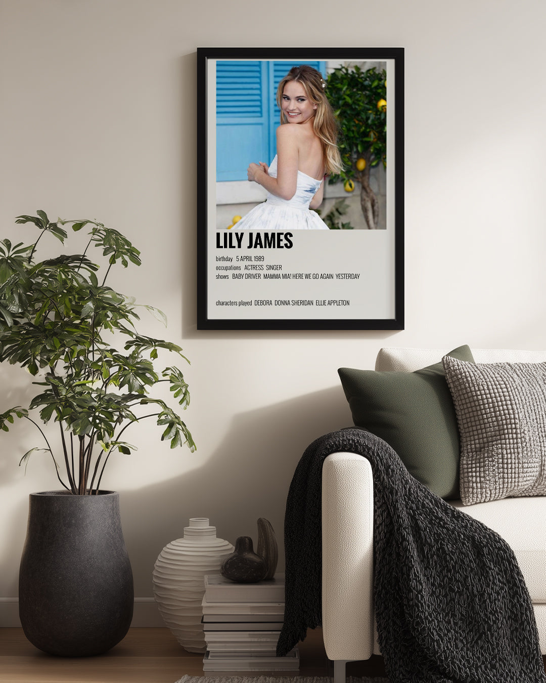 Lily James Poster Tablosu