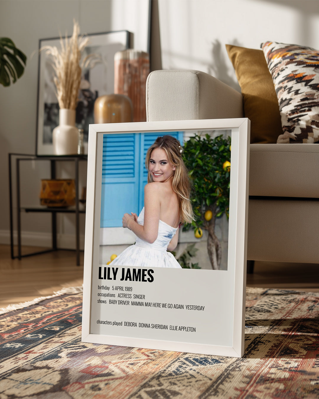 Lily James Poster Tablosu