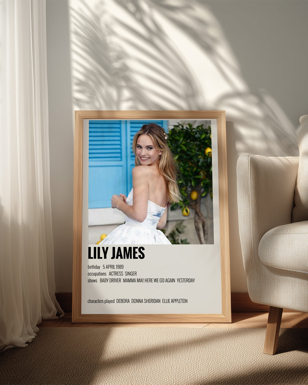 Lily James Poster Tablosu