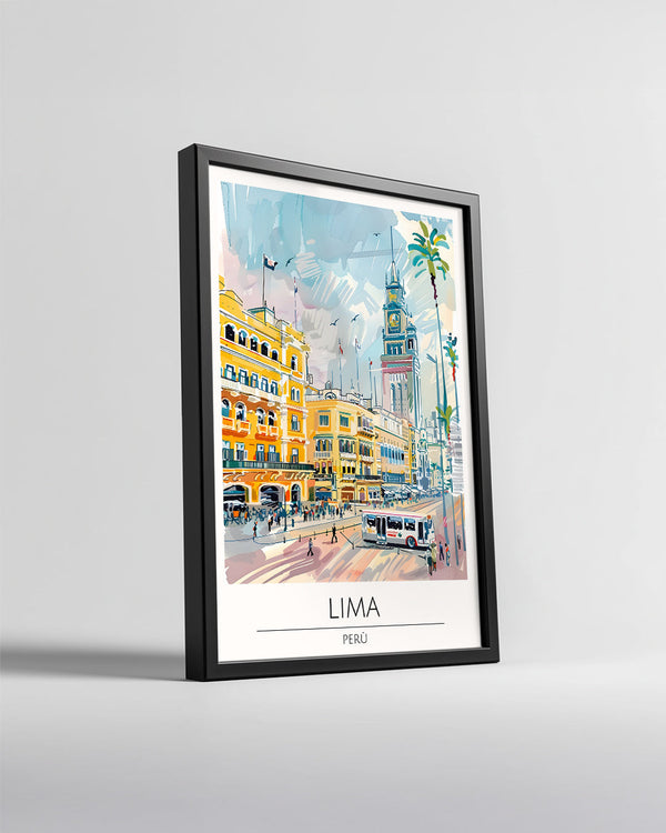 Lima Peru Poster Tablosu