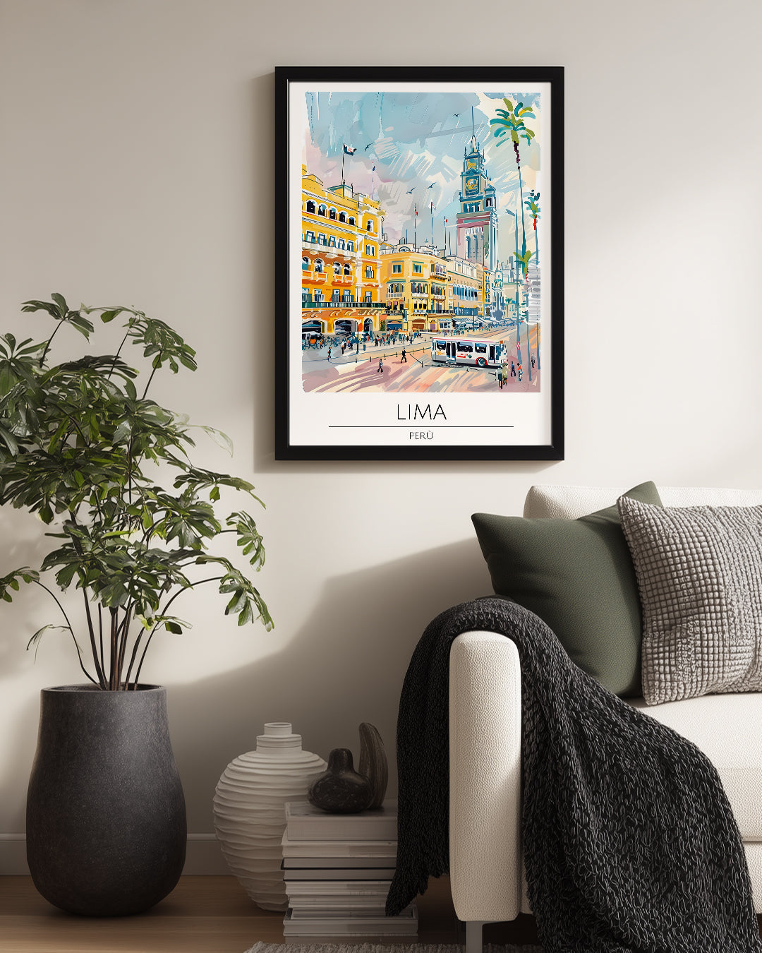 Lima Peru Poster Tablosu