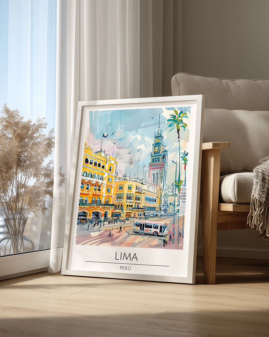 Lima Peru Poster Tablosu