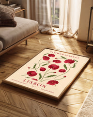 Lisbon Poppy Poster Tablosu