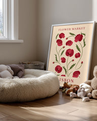 Lisbon Poppy Poster Tablosu