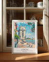 Lizbon Portekiz Poster Tablosu