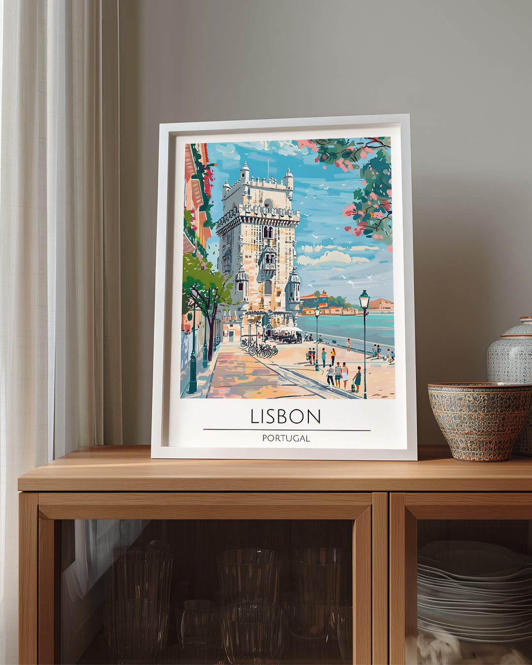 Lizbon Portekiz Poster Tablosu