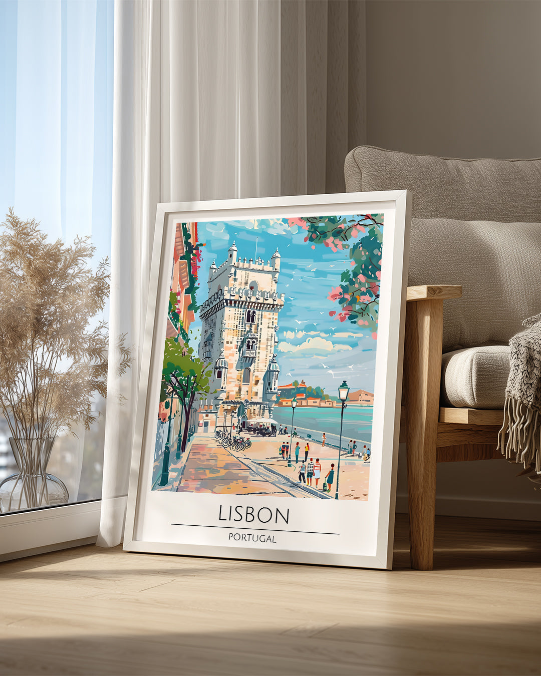 Lizbon Portekiz Poster Tablosu