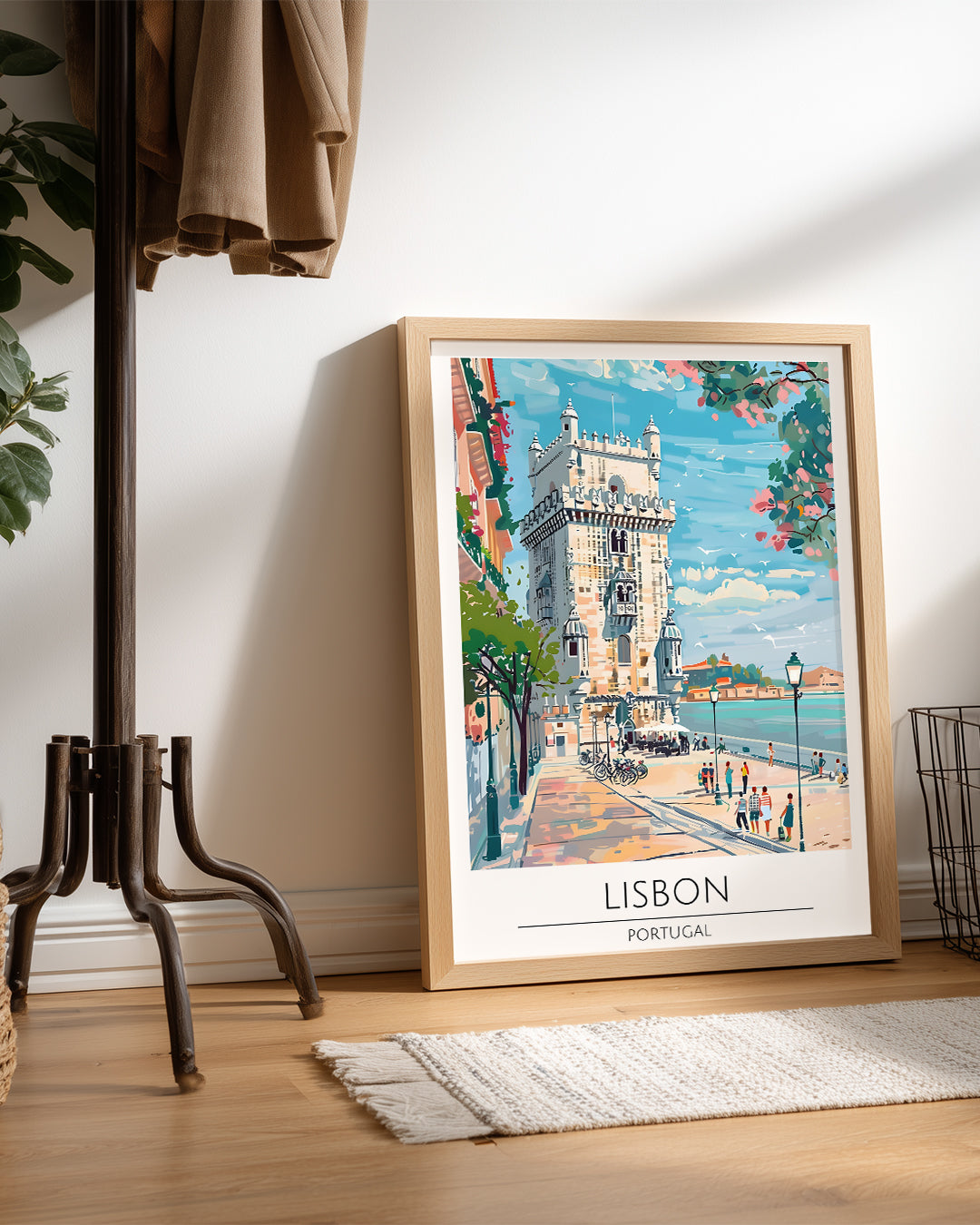 Lizbon Portekiz Poster Tablosu