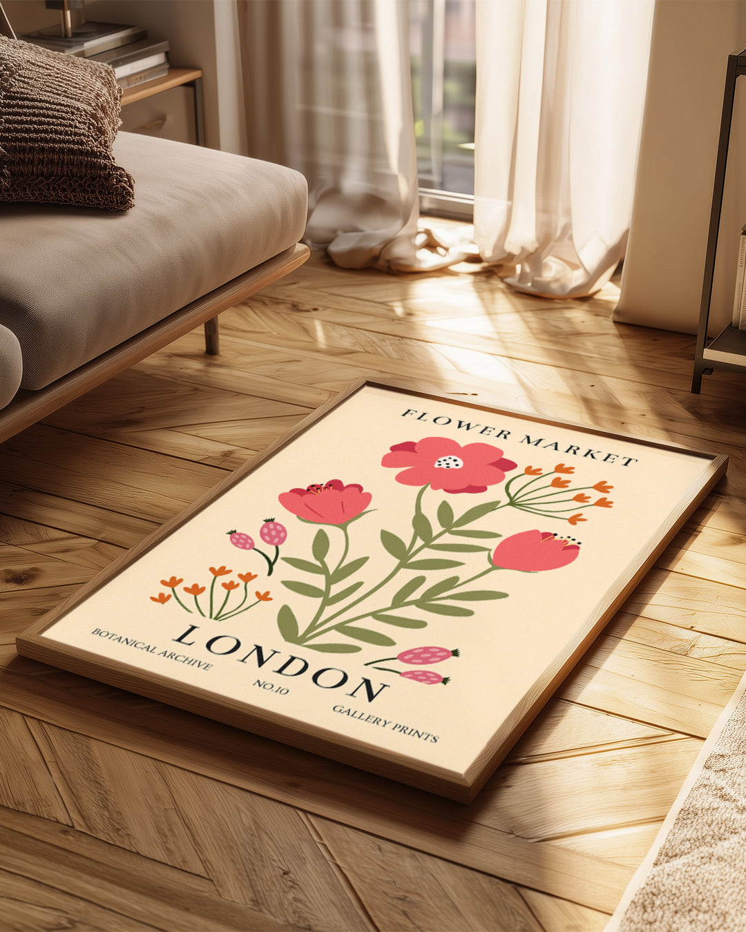 London Blooms Poster Tablosu