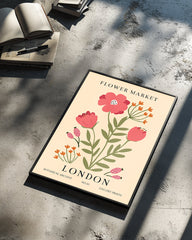London Blooms Poster Tablosu