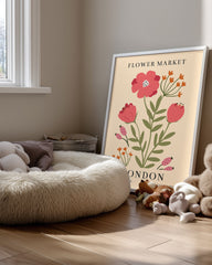 London Blooms Poster Tablosu