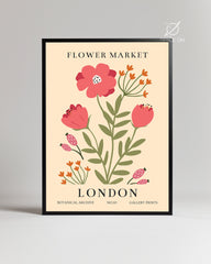 London Blooms Poster Tablosu