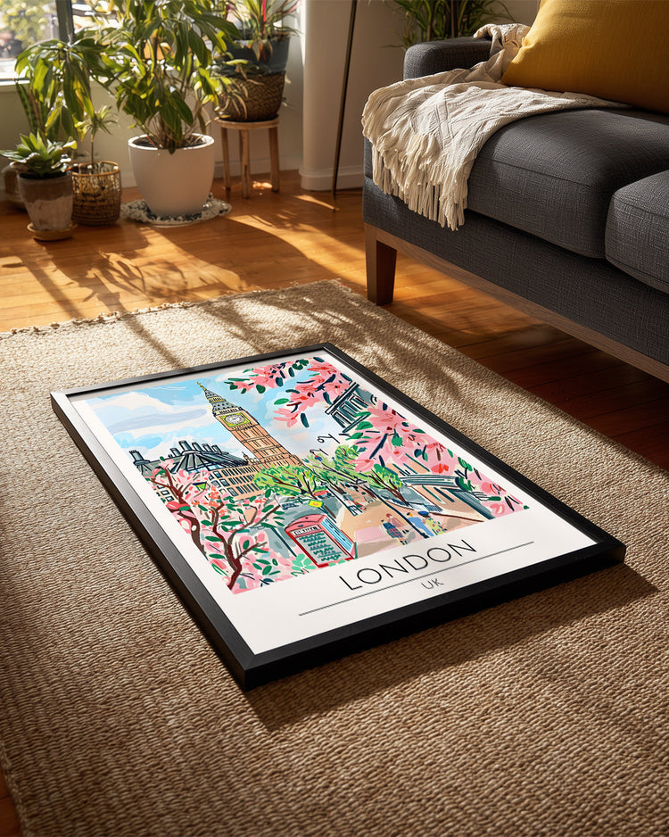 Londra İngiltere Poster Tablosu