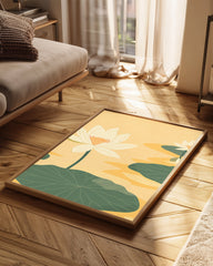 Lotus Jaune Poster Tablosu