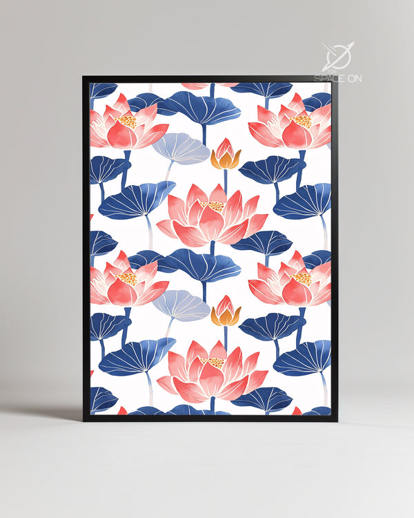 Lotus Marin Poster Tablosu