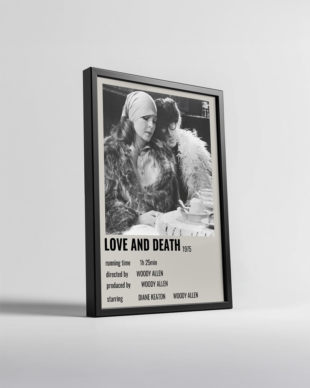 Love And Death Poster Tablosu